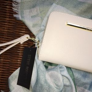 Steve Madden Scarf and Wallet 2pc set **fraying on letters of scarf**